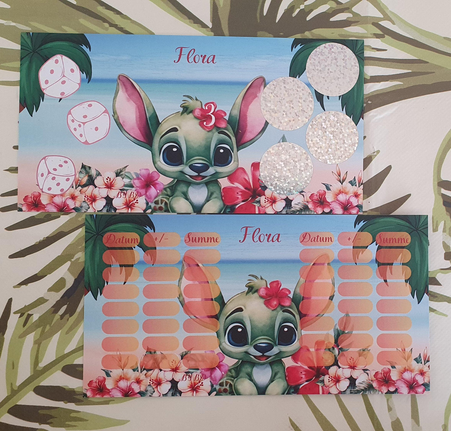 Flora A6 Challenge Budgeting Sparen