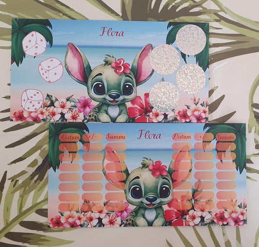 Flora A6 Challenge Budgeting Sparen