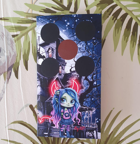 Happy Halloween Klappkarte A6 Budgeting Challenge Sparen