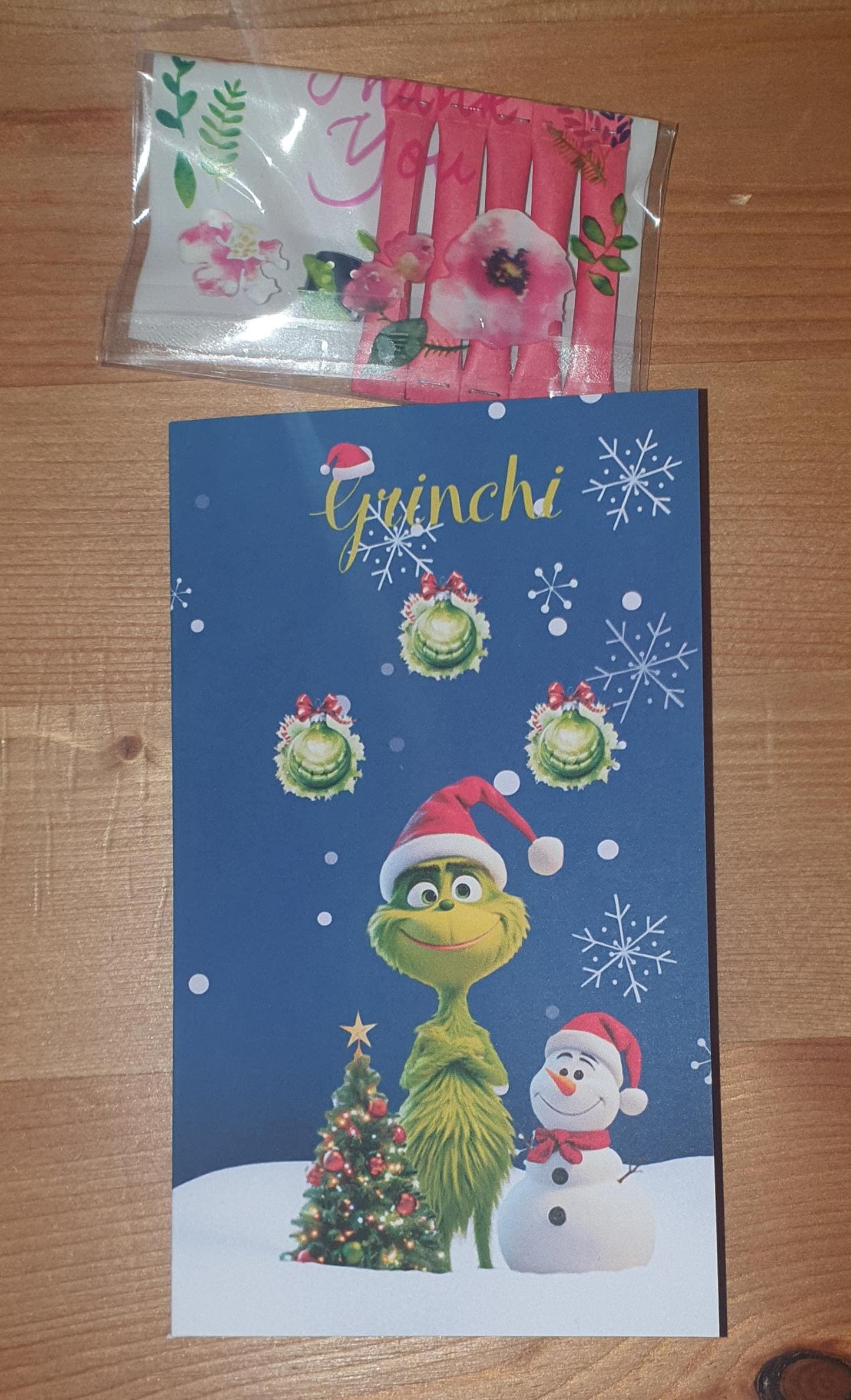 Grinchi A7 Klappkarte Challenge Budgeting Sparen