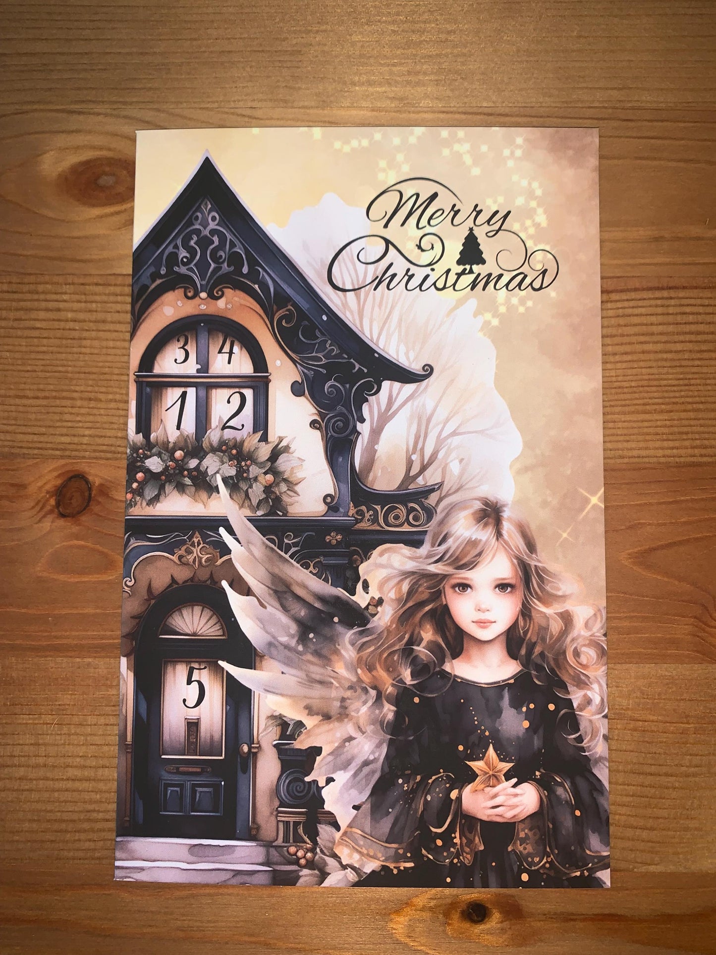 Merry Christmas Klappkarte A5 Challenge Budgeting Sparen