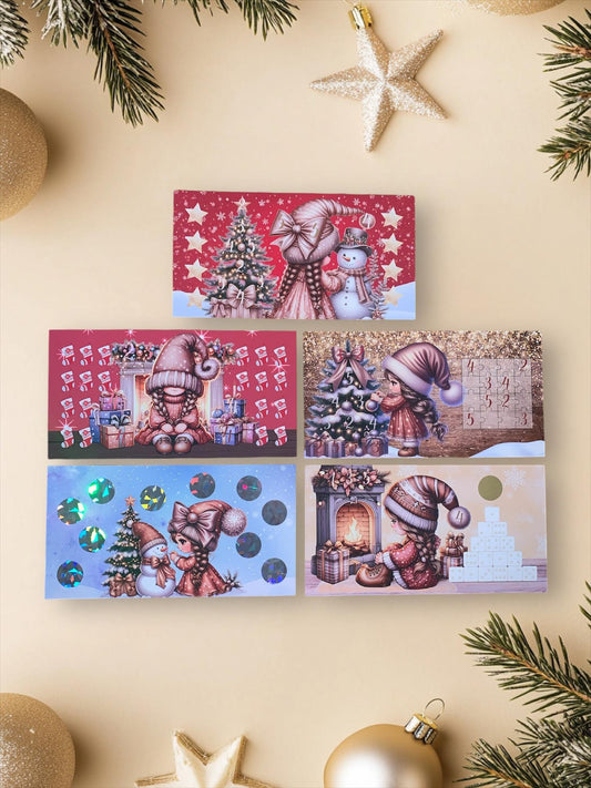 Weihnachtsgnome A6  Budgeting Sparen Challenge