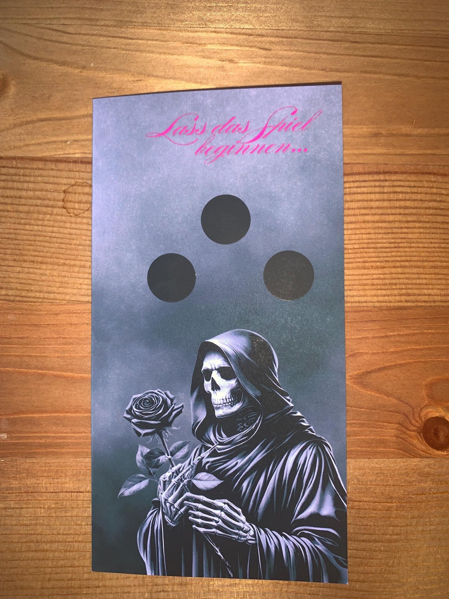 Lass das Spiel beginnen Klappkarte A6 Budgeting Challenge Sparen