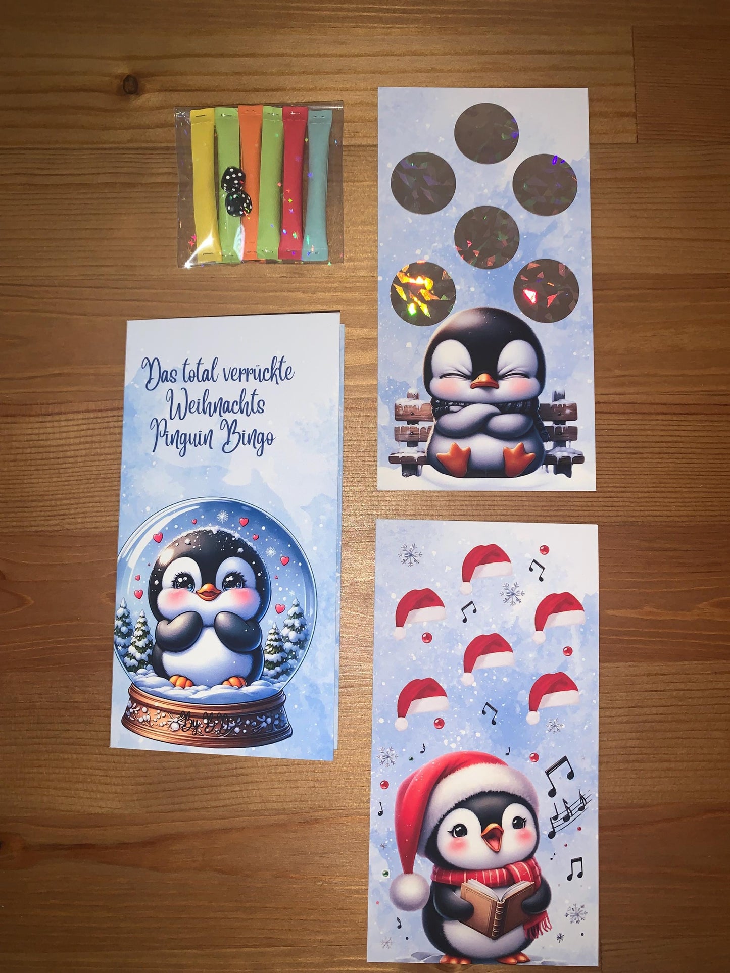 Pinguin Bingo Klapp A6 Budgeting Sparen Challenge